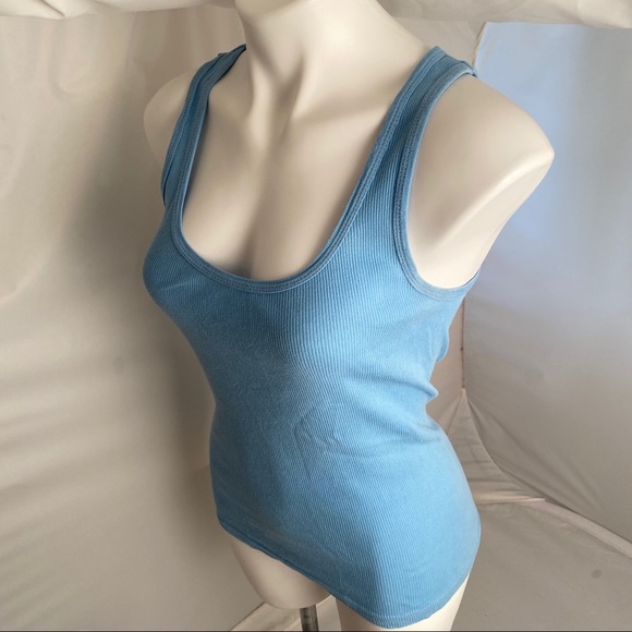 J Crew light blue Favorite tank top M - Picture 2 of 6